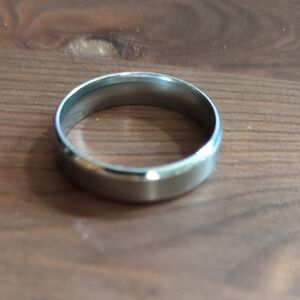 Classic Men's Silver Stainless Steel Band Ring